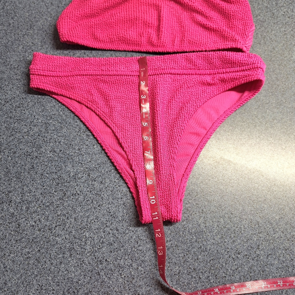 Billabong "Pink Punch" Summer High Waist Bikini, Size Medium, L59818 - Picture 7 of 11